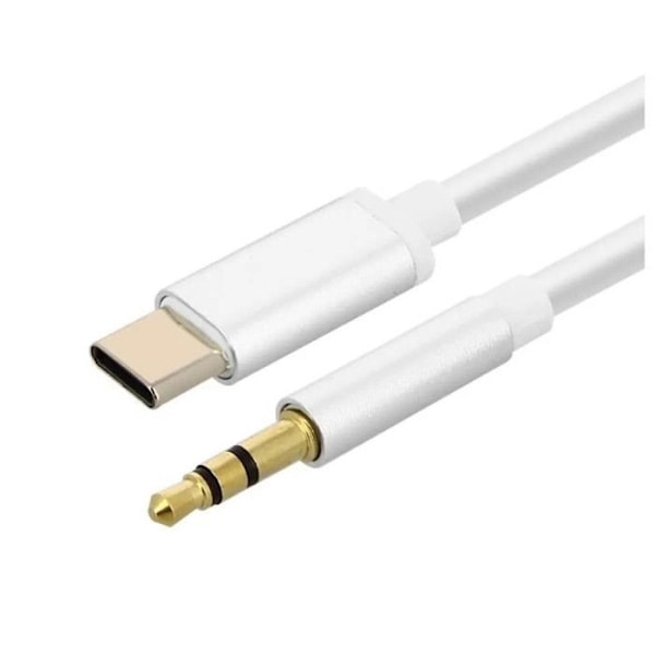 Adapterkabel för Wiko Hi Enjoy 70 5G, USB C till minijack 3,5 mm Auxiliary Audio