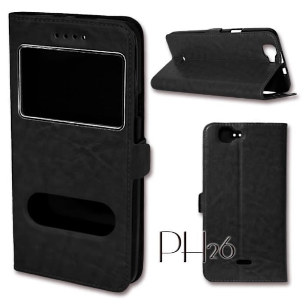 Sort folio cover til HTC ONE M9 fra PH26®