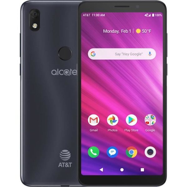 Pack med 2 stycken ultra hållbart härdat glas skärmskydd för Alcatel Lumos (maximal hårdhet) Vit