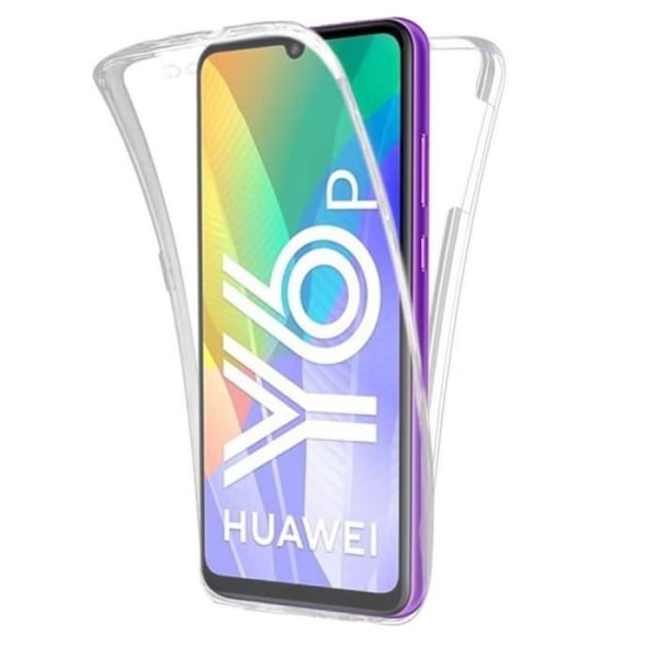 360 dækning - Huawei - Y6P - Transparent - Semi-stiv - Stødbeskyttelse Transparent