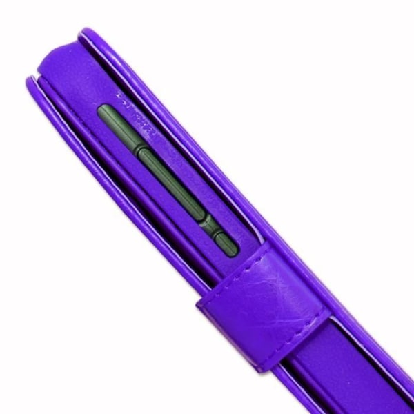 Etui housse folio - Ulefone - Armure 8 5G - Ekologinen nahka - Lompakko - Magneettisuljin Lila