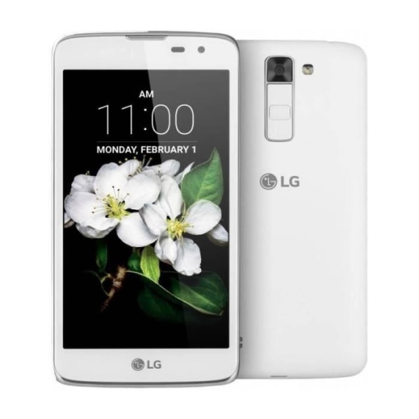 Housse Folio - PH26® - LG K7 - Sort Kunstlæder - Magnetlukning - Beskyttelse af Notifikationer Svart