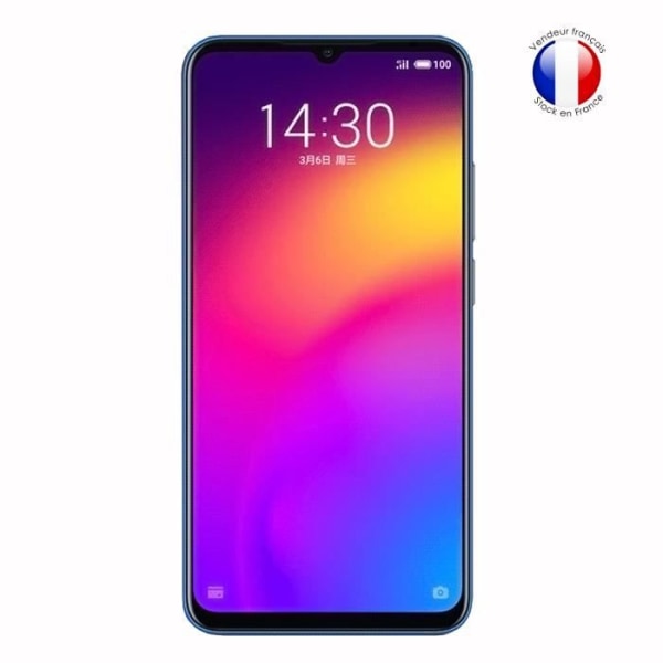 Super Pack Stötsäkert svart stötfångarfodral för Meizu Note 9 med 3 härdade glasögon för MAXIMALt hårdhetsskydd