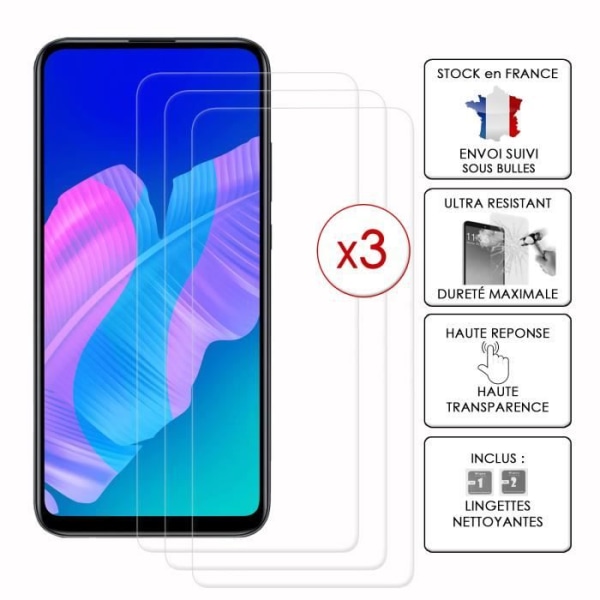 Pack 3 skärmskydd för Wiko Y62 i ultrabeständigt härdat glas (Maximal hårdhet)
