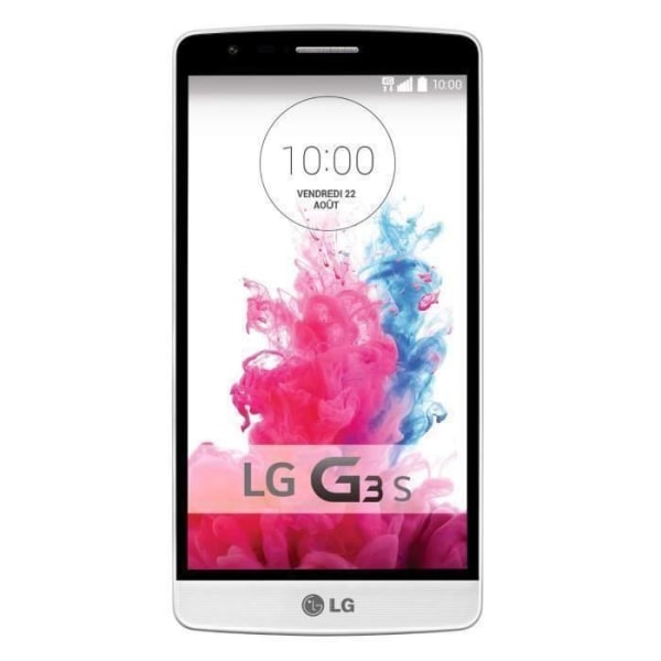 Housse Folio - PH26® - LG G3s - Konstläder Svart - Synliga Sömmar - Magnetisk Svart