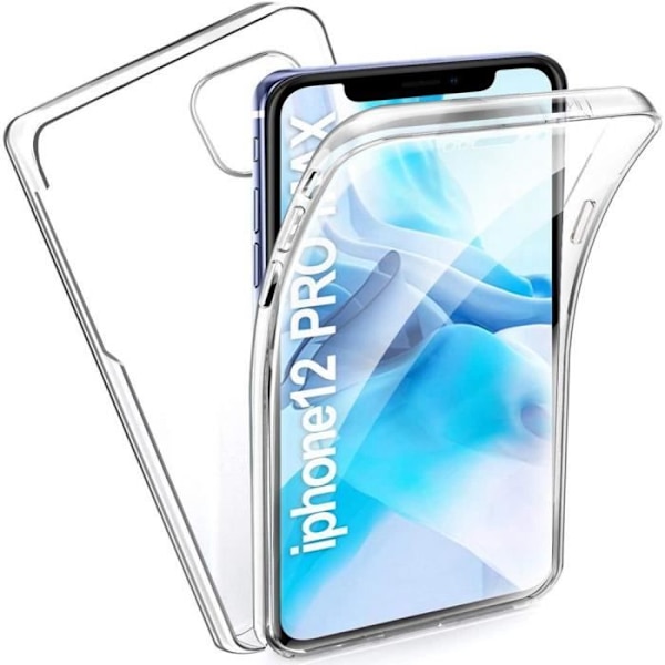 Apple iPhone 12 Pro Max etui, blødt anti-ridse gennemsigtigt silikone Kompatibel med Apple iPhone 12 Pro Max