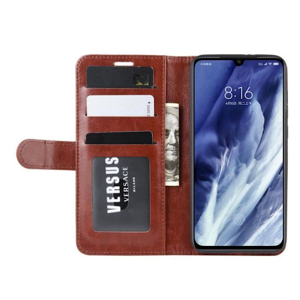 Xiaomi Mi 9 Pro / Mi 9 Pro (5G) Fodral Stötsäkert skyddande fodral Högkvalitativt PU-läderfodral Redmi Note 8 - Brun