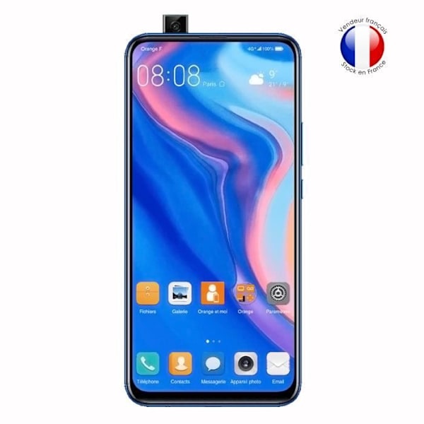 Super Pack Stötsäkert svart stötfångarfodral för Huawei Psmat Z med 3 härdade glasögon för MAXIMALt hårdhetsskydd