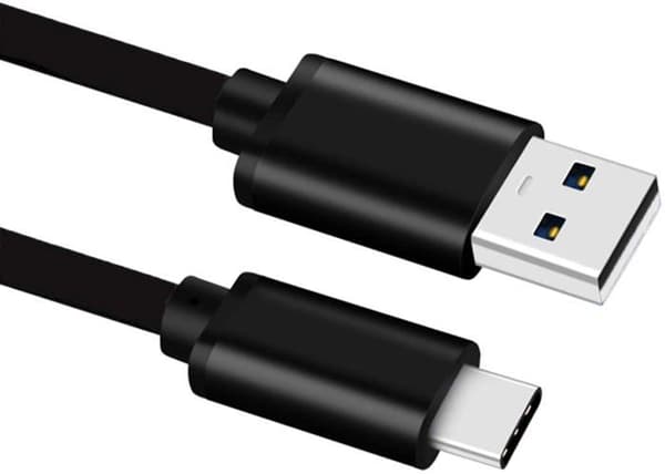 Lader Auto - PH26 - Oppo A40 - Hurtig opladning - 2 USB-porte - USB Type C-kabel 1M Vit