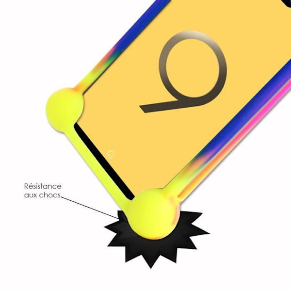 Suojaava buutsit - V-Mobile - S9 (2019) - Iskunvaimennus - Monivärinen - Silikoni Flerfärgad