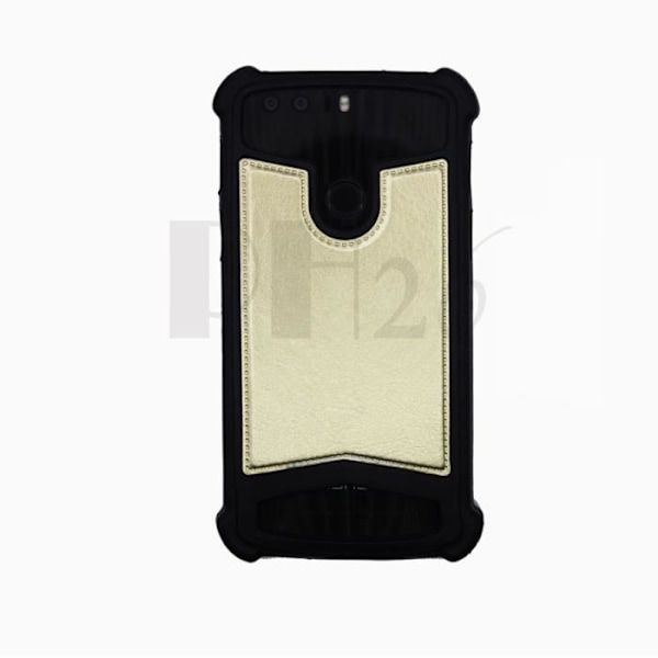 LOGICOM L-ITE 552 Kultainen nahkatyylinen takakansi iskunkestävällä PH26®-silikonigeelillä.