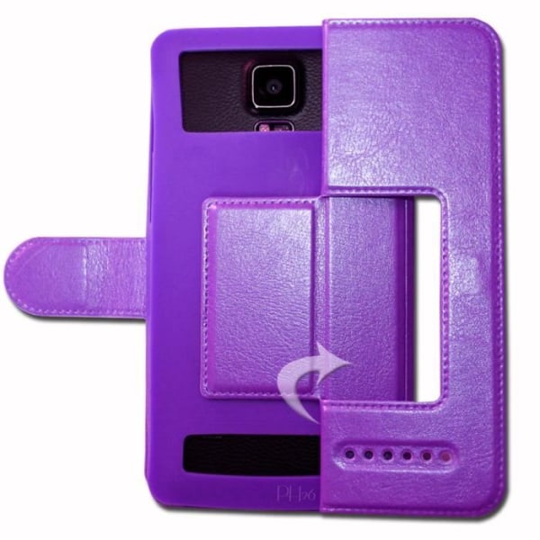 Acer Liquid Gallant Duo Premium Purple Windowed Folio Cover by PH26®