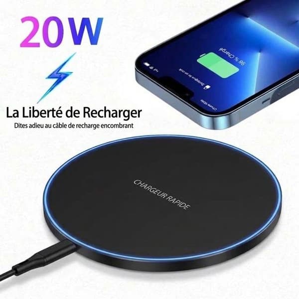 PH26® Trådløs oplader 20W hurtig og sikker kompatibel med iPhone 17