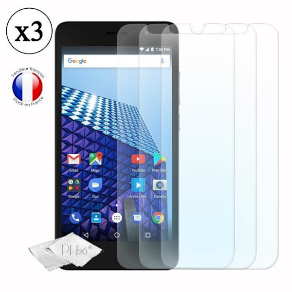 Skärmskydd - PH26 - Archos access 50 S - Härdat glas - Ultra tunt - Rep-resistant