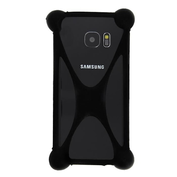 Samsung Galaxy J2 Ace stødabsorberende bumper sort i silikone af høj kvalitet by PH26®