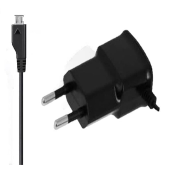 2000mA netoplader (vægstik) med Micro USB-stik til Danew TRACE T-ONE ultra-kraftig og hurtig 2000 mA Svart
