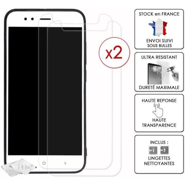 Skärmskyddsfilm - Logicom - Le Prime - Härdat glas - Ultraresistent - 2 st