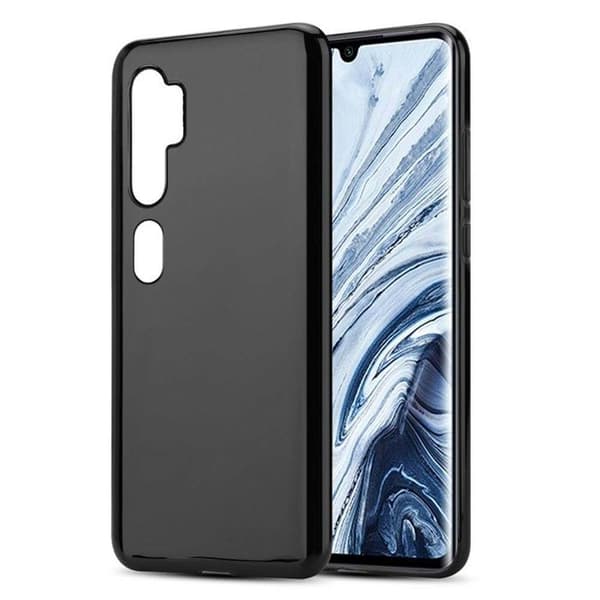 Xiaomi RedMi NOTE 10 4G / RedMi NOTE 10S läpinäkyvä iskunkestävä silikonikuori Svart