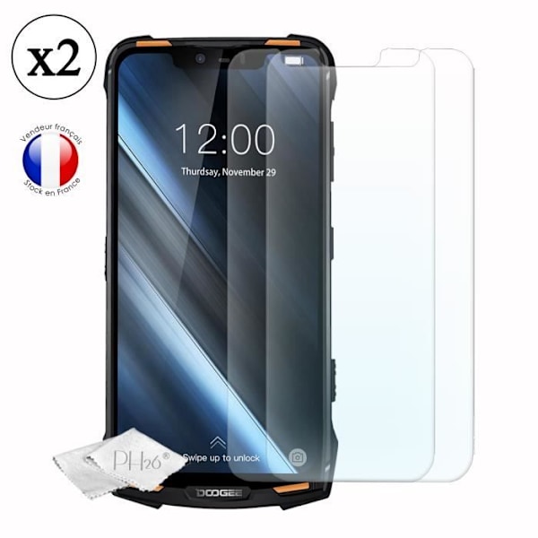 Skärmskyddsfilm - PH26 - Doogee X90 - Härdat glas - Ultra tunt - Rep resistent