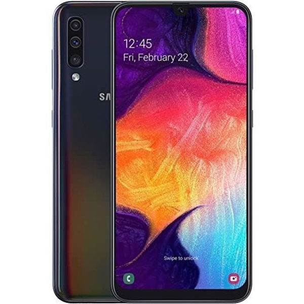 Fodral till Samsung Galaxy A50 Extra Slim i ekologiskt kvalitetsläder - BLÅT Blå