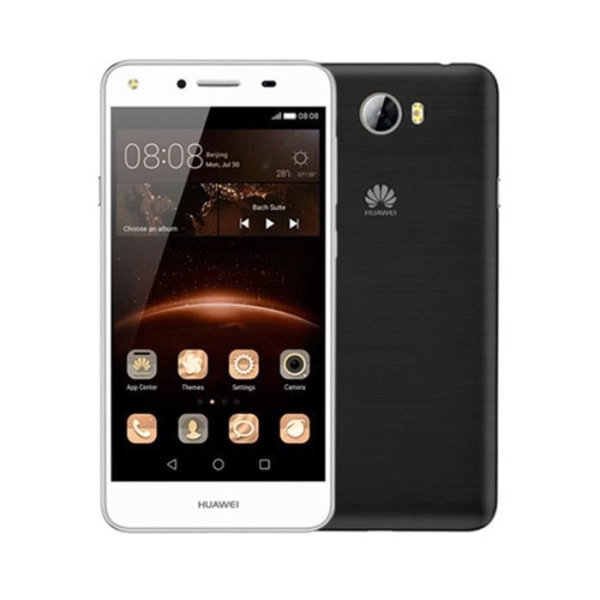 Housse folio - Huawei - Y5 II - Simili læder - Sort - Magnetisk Svart