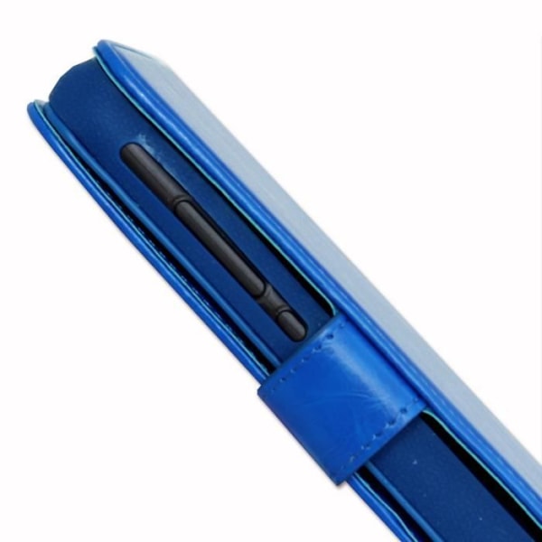 Foliofodral för Lenovo K6 Enjoy eco-läder plånbok format - dubbel invändig flik korthållare magnetisk stängning -