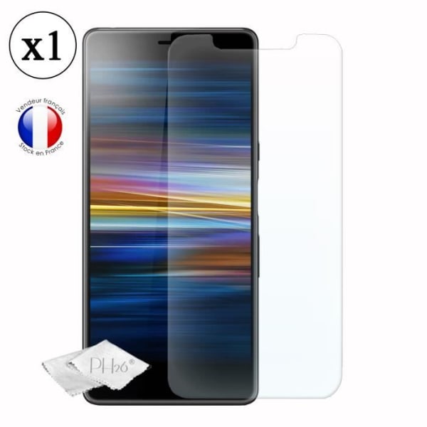 Coque Bumper - Sony - Xperia L3 - Iskunkestävä - Monivärinen - Karkaistu lasi mukana Flerfärgad