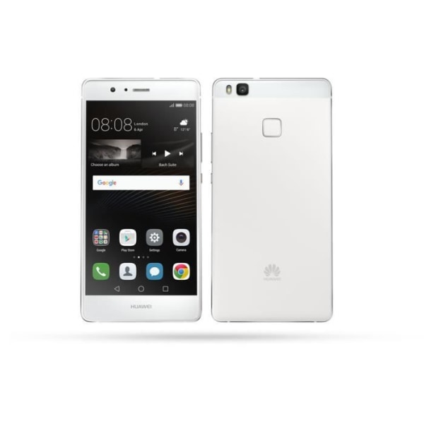 Housse Folio - PH26® - Huawei P9 Lite - Syntetläder - Svart - Magnetisk Svart