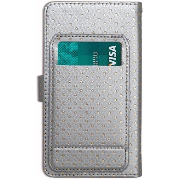Smartphone-fodral - Haier - Alpha A7 - Ekoskinn - Grå - Magnetisk - Unisex Grå