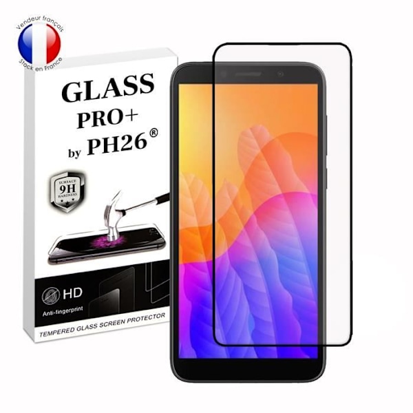 FULL skyddsfilm för Huawei Y5P i ultrabeständigt härdat glas (maximal hårdhet) Vit