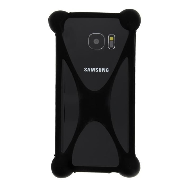 Asus Zenfone Go ZB500KL mustekotelo, musta silikoninen iskunkestävä bumpersi, laatu by PH26®