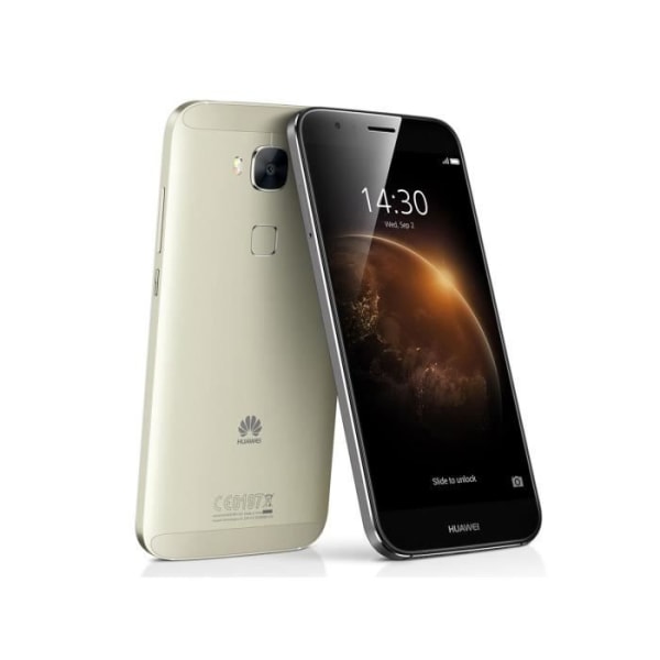Housse Folio - PH26® - Huawei G8 - Kunstlæder - Sort - Magnetisk Svart