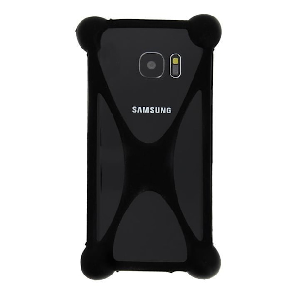 LG G4 Stylus stødabsorberende bumpercase i sort silikone af høj kvalitet by PH26®