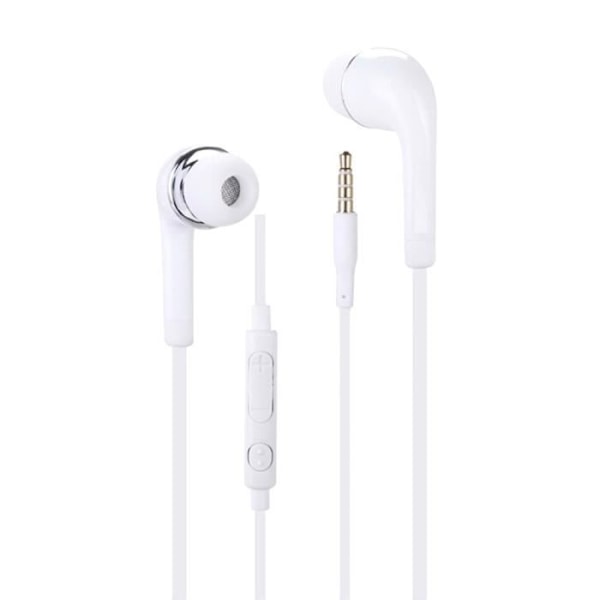 Vit white high-quality audio in-ear silicone earbuds with volume control and microphone for Xiaomi Redmi Vit