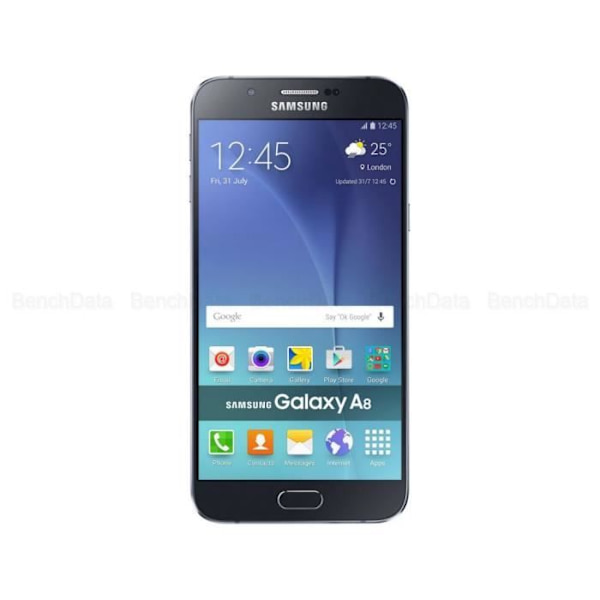 Coque för Samsung Galaxy A8 - PH26® - Extra Slim - Ekologiskt läder - Magnetstängning - Gul GULD