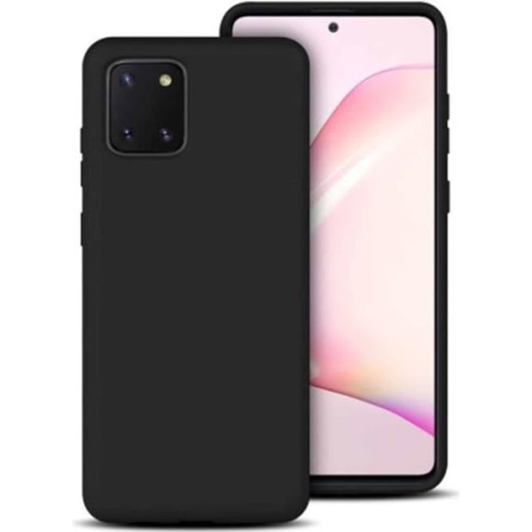 Etui - Samsung - Galaxy Note 10 Lite - Silikone - Semi-stiv - Sort Svart