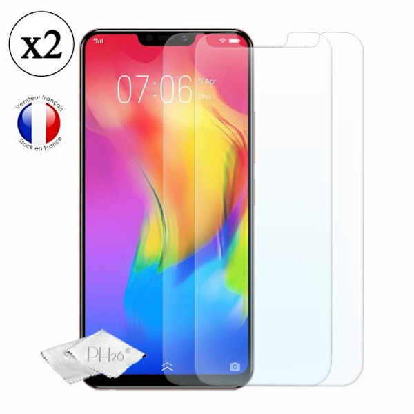 Super Pack Lenovo A5s:lle Nahkatyylinen takakansi iskunkestävällä silikonigeelillä + 2 lasista näytönsuojaa