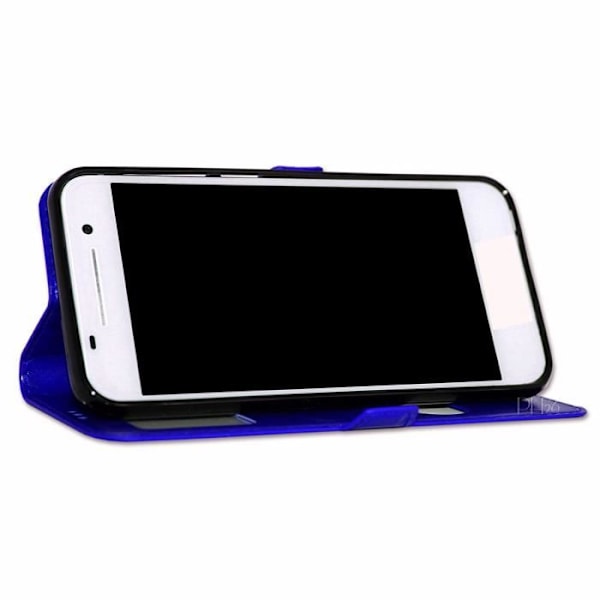 Coque för Samsung Galaxy M31 - BLÅ - Extra Slim - Syntetläder - Semi-hård - Magnetisk Blå