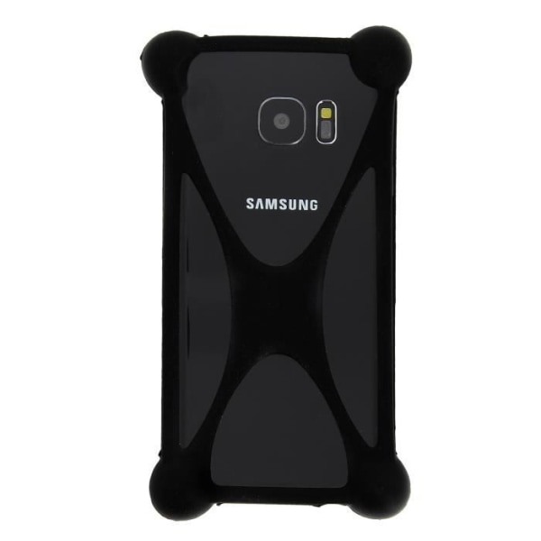 Samsung Galaxy Xcover 4 sort stødsikker kofanger i kvalitets silikone fra PH26®