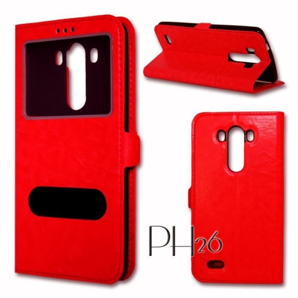 Rött foliofodral för LG G4 STYLUS by PH26®
