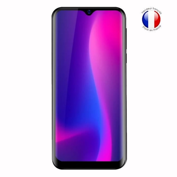 Coque Bumper - Blackview - A60 - Stöttålig - Härdat glas - Ultra hållbar Svart