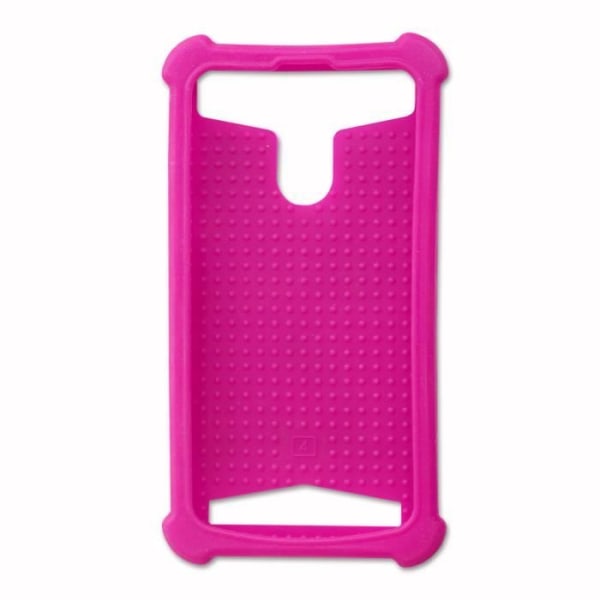 Bagcover til Samsung Galaxy M21 læderstil silikone gel contours anti-shock cover [tillader trådløs opladning] - Pink