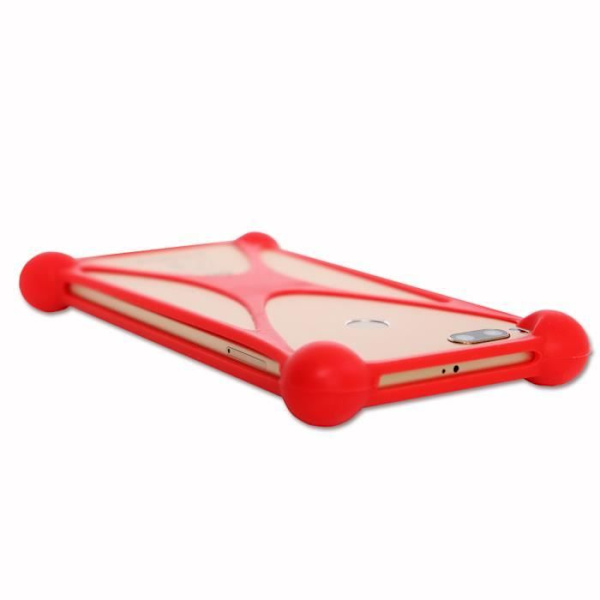 Stötsäker Bumper Case för Cubot C20 Kvalitet Super Silicon Bumper för Cubot C20 - RÖD Röd