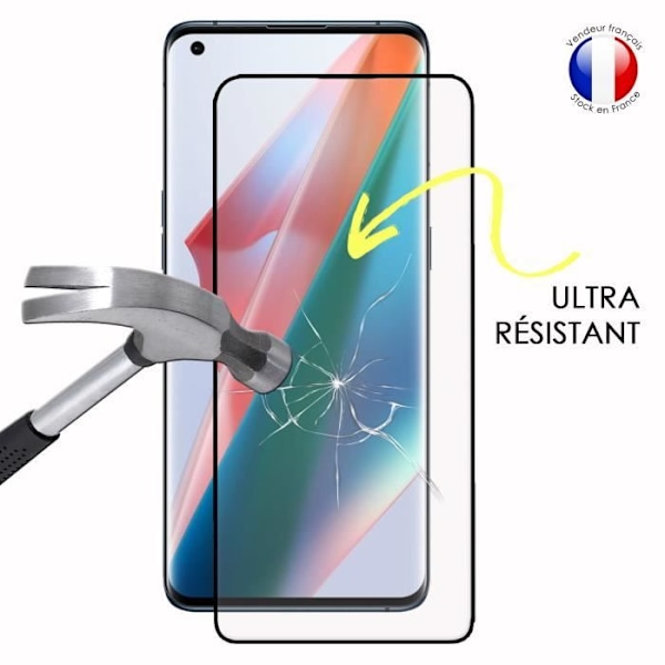 Pakkauksessa 3 FULL suojakalvoa Oppo Find x3 Prolle erittäin kestävässä karkaistussa lasissa (maksimikovuus) Vit