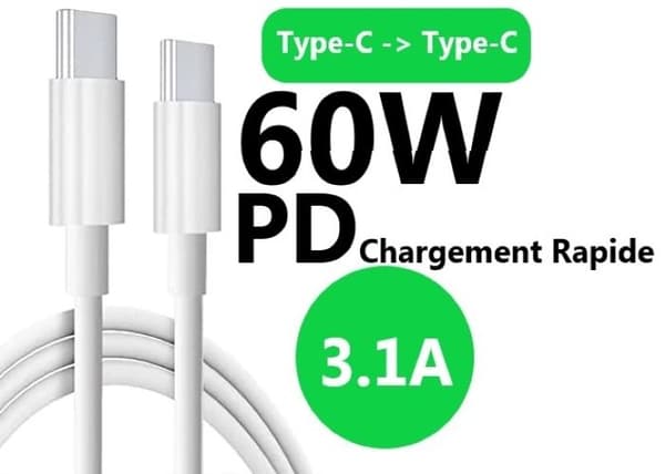 USB C - PH26 - BLU G74 - 1M - 60W - 3.1A - Lataus ja synkronointi
