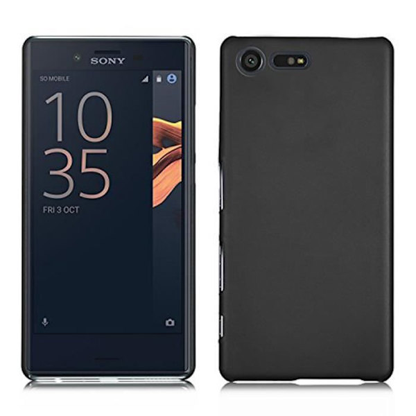 Housse Folio - PH26® - SONY XPERIA X - Syntetisk læder sort - Magnetisk - Semi-hård Svart