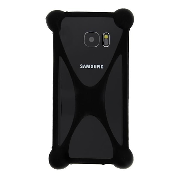 Alcatel One Touch Pop C9 bumper antichoc silikone sort af høj kvalitet by PH26®