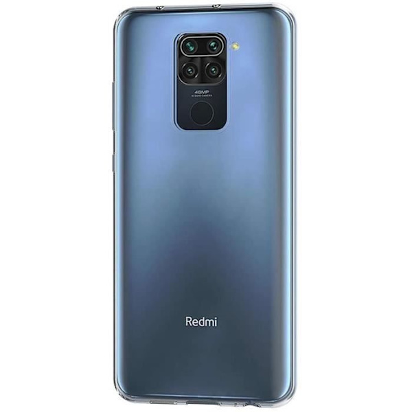 Fodral kompatibelt Xiaomi Redmi Note 9 - Xiaomi Redmi 10X 4G, genomskinligt silikonfodral för Redmi Note 9 silikonfodral