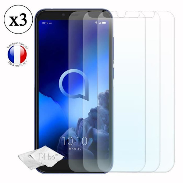 Coque Bumper - Alcatel - 1 (2019) - Flerfärgad - Stötabsorberande skydd - Ultra hållbar Flerfärgad
