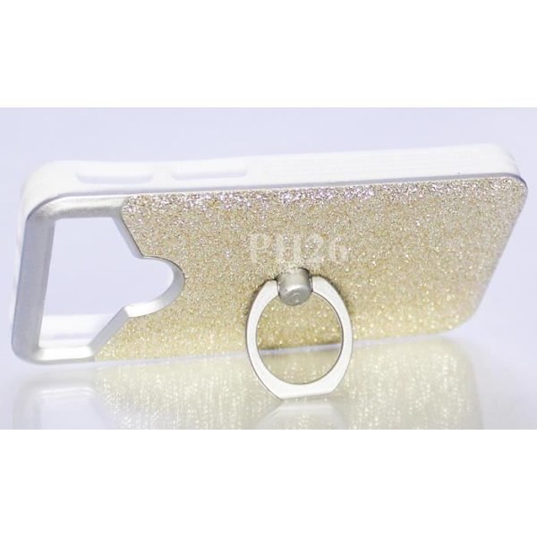 Baksidan - Wiko - U Pulse Lite - Silver - Strass-effekt - Selfie-ring Pengar